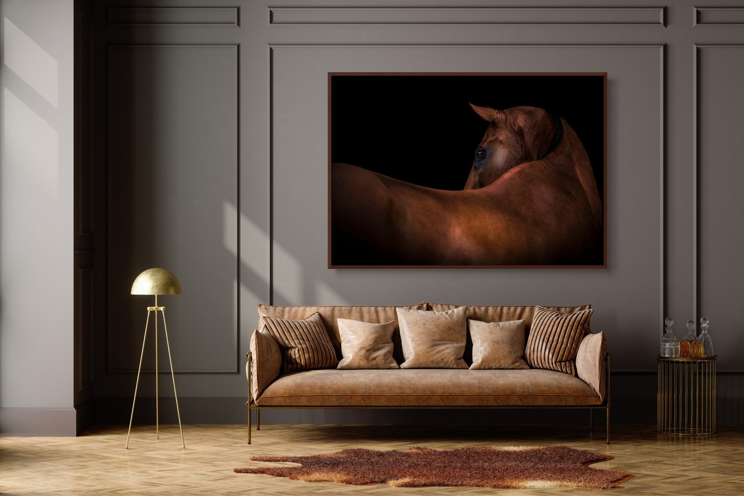 Mockup 1 — Tara Hamilton photograph in a residential room setting.