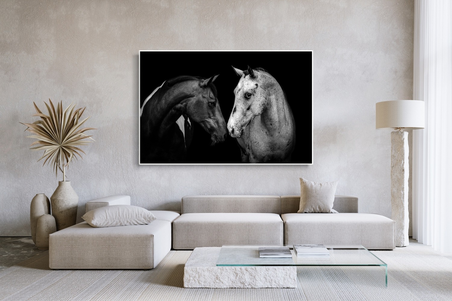 Mockup 2 — Tara Hamilton photograph in a residential room setting.