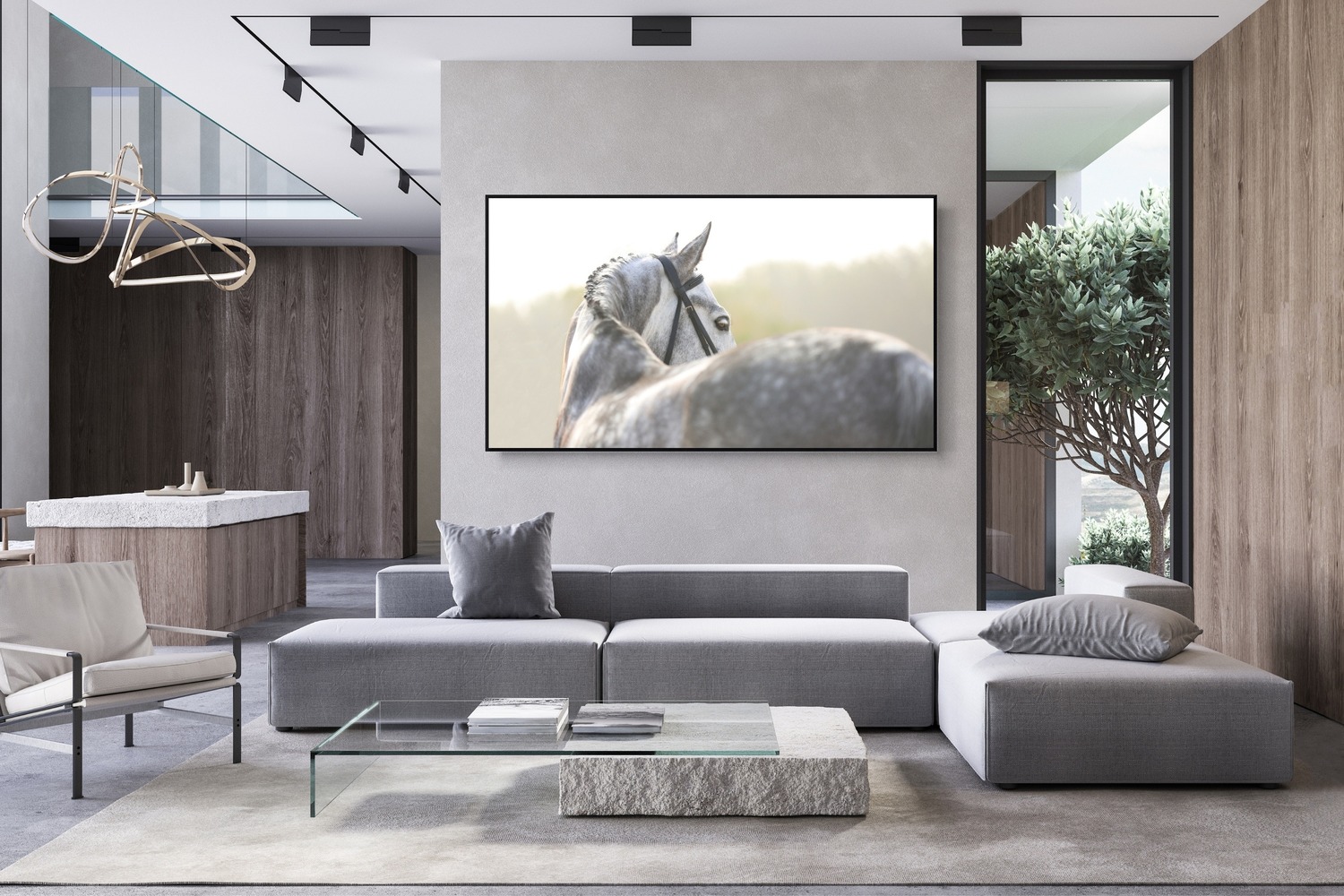 Mockup 4 — residential room setting.