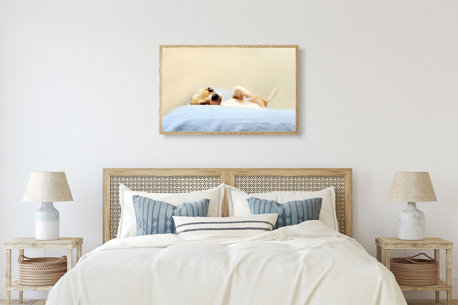 Mockup 6 — residential room setting.